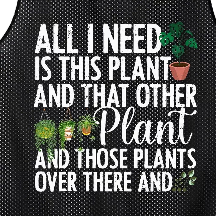 Plant Art For Women Gardening Plant Mesh Reversible Basketball Jersey Tank