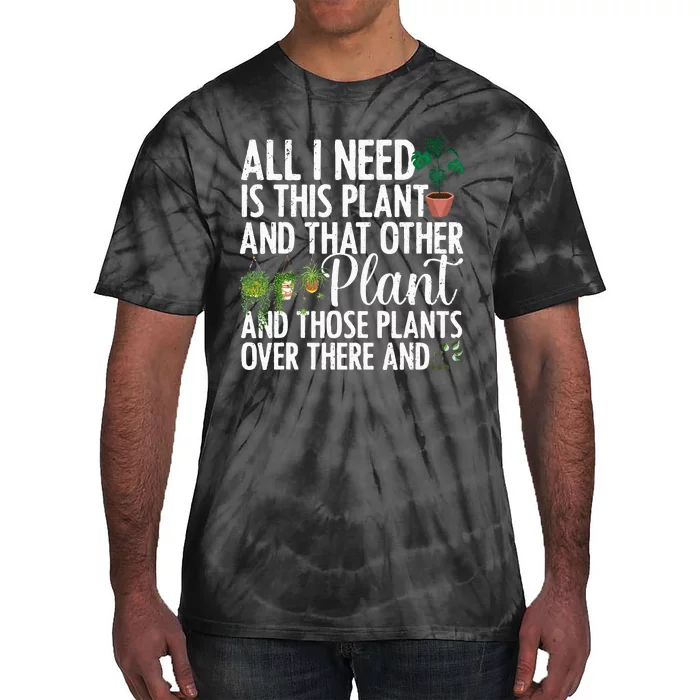 Plant Art For Women Gardening Plant Tie-Dye T-Shirt