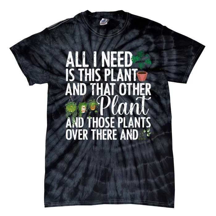 Plant Art For Women Gardening Plant Tie-Dye T-Shirt