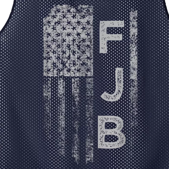 Pro America Flag Fuck Biden FJB Mesh Reversible Basketball Jersey Tank