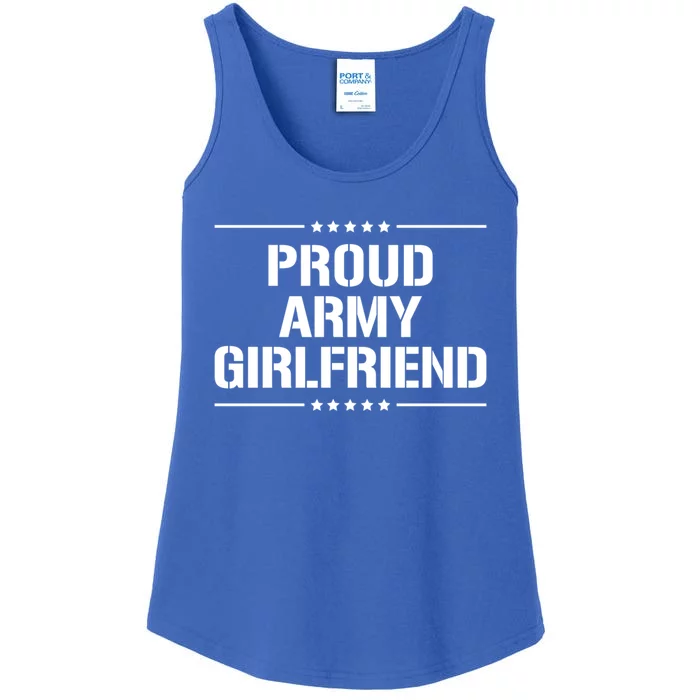 Proud Army Friend Great Gift Ladies Essential Tank