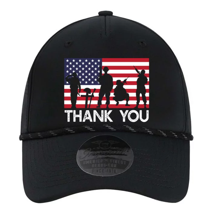 Patriotic American Flag Thank You Memorial Day Patriotic Gift Performance The Dyno Cap