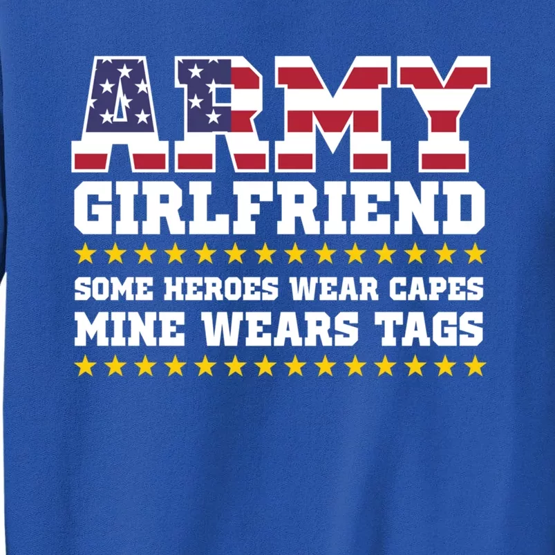 Proud Army Friend Cute Gift Military Friend Hoody Hero Tall Sweatshirt