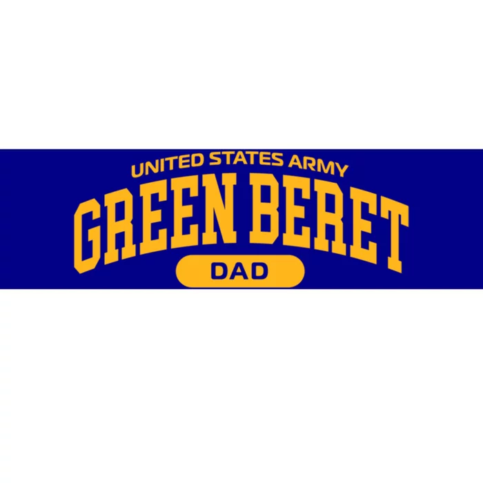 Proud Army Green Beret Dad Cute Gift Bumper Sticker