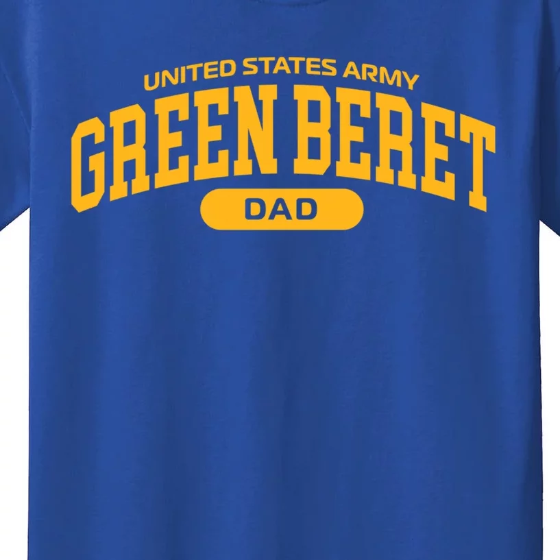 Proud Army Green Beret Dad Cute Gift Kids T-Shirt