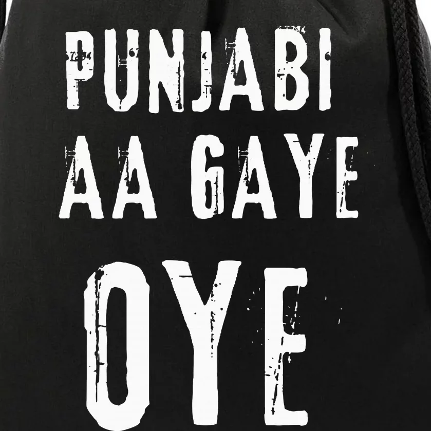 Punjabi Aa Gaye Oye Tonight Diljit Dosanjh Drawstring Bag