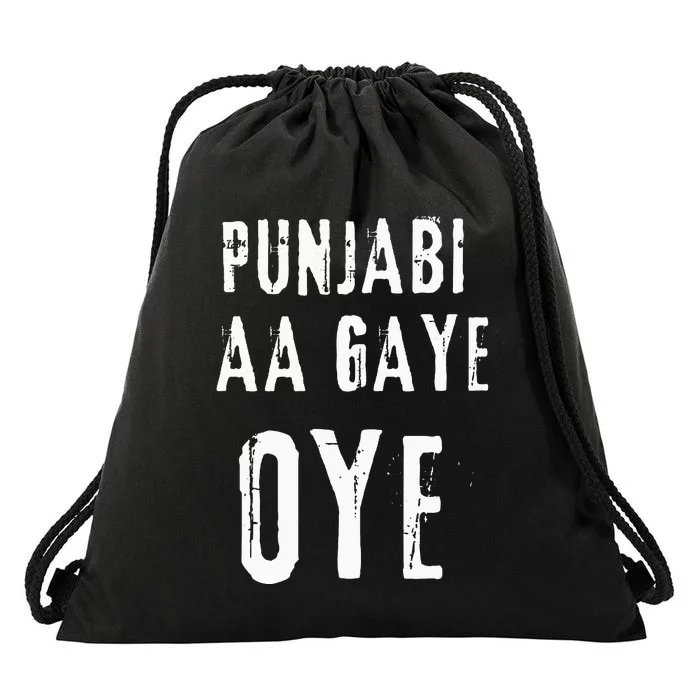 Punjabi Aa Gaye Oye Tonight Diljit Dosanjh Drawstring Bag