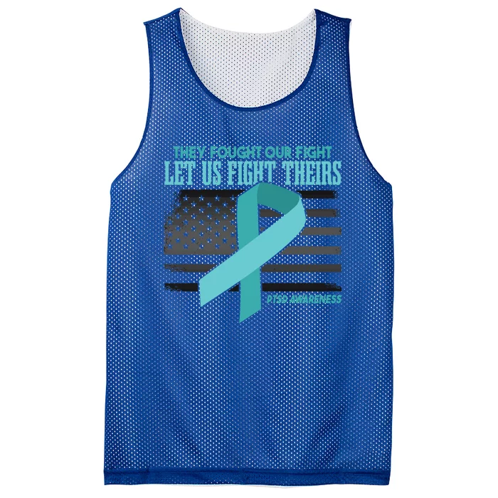 Ptsd Awareness Gift Mesh Reversible Basketball Jersey Tank