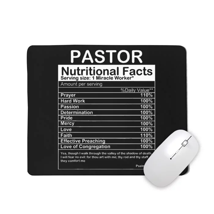 Pastor Appreciation Gift Cool Preacher Mousepad