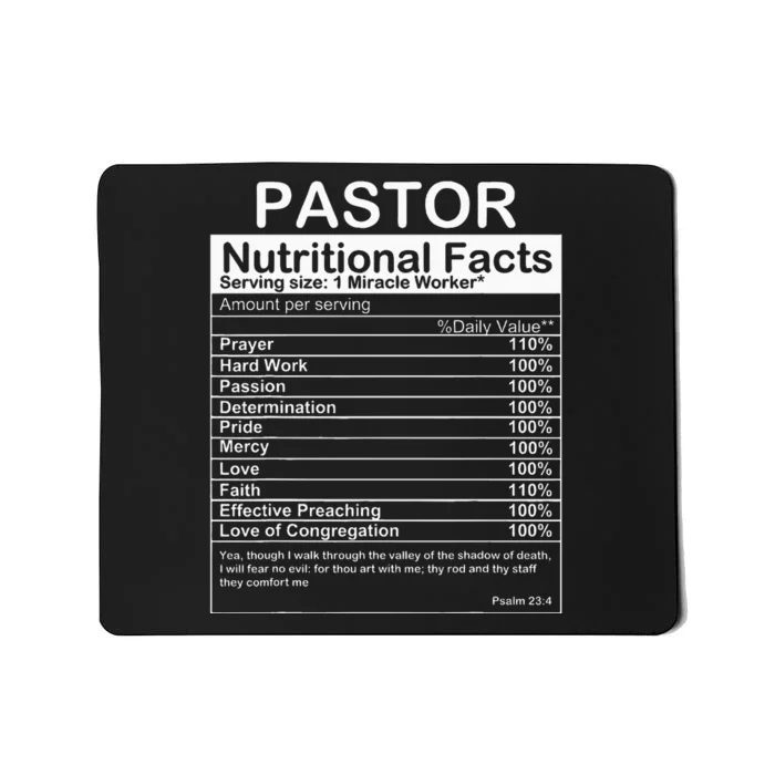 Pastor Appreciation Gift Cool Preacher Mousepad