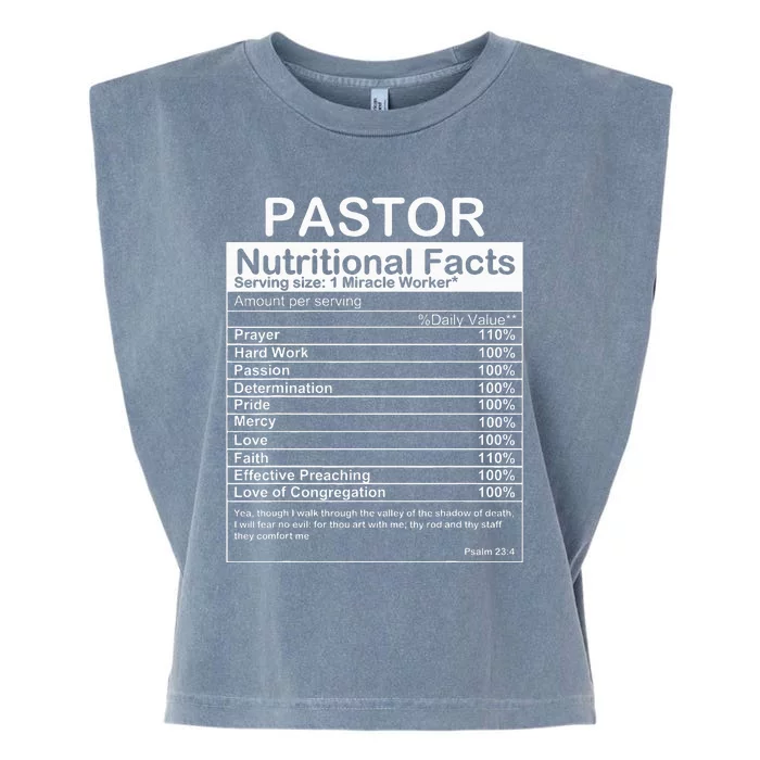 Pastor Appreciation Gift Cool Preacher Garment-Dyed Women's Muscle Tee