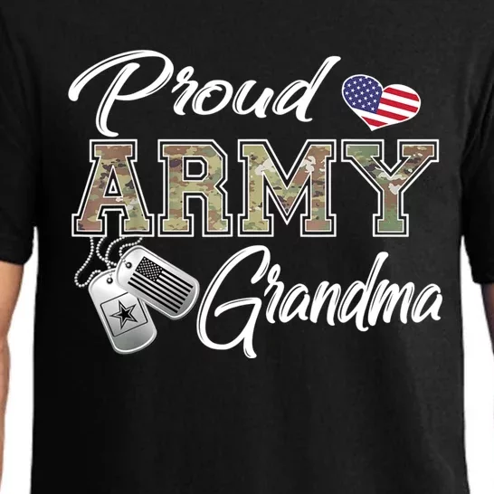 Proud Army Grandma Shirt Military Pride Pajama Set