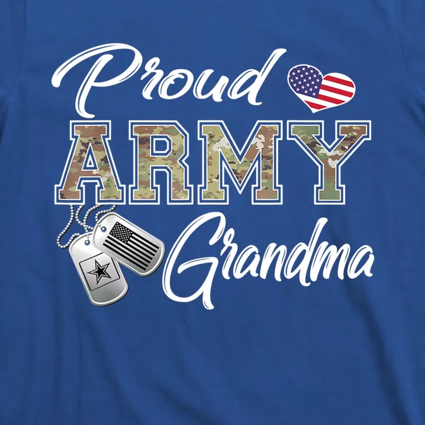 Proud Army Grandma Shirt Military Pride T-Shirt