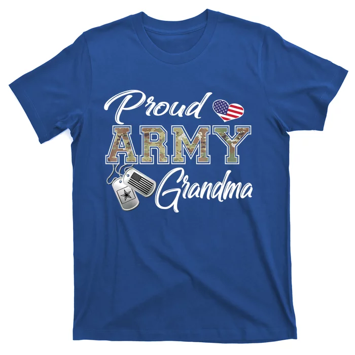 Proud Army Grandma Shirt Military Pride T-Shirt