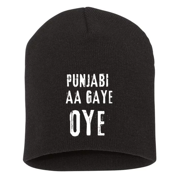 Punjabi Aa Gaye Oye Tonight Diljit Dosanjh Short Acrylic Beanie