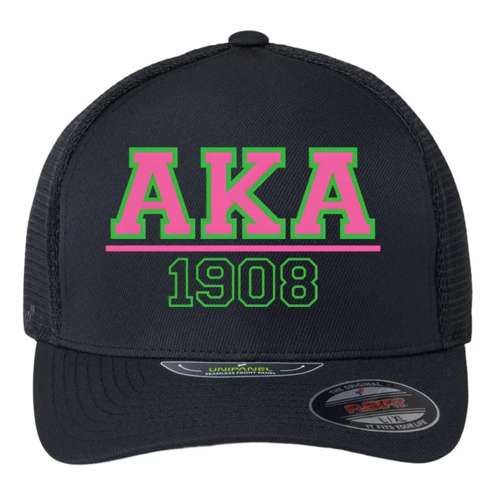 Pink And Green Aka 1908 Flexfit Unipanel Trucker Cap