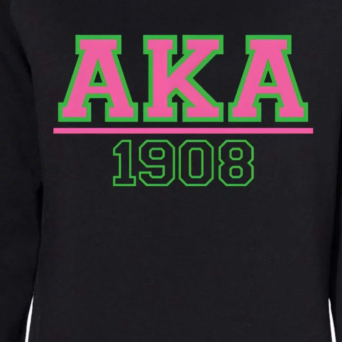 Pink And Green Aka 1908 Womens California Wash Sweatshirt