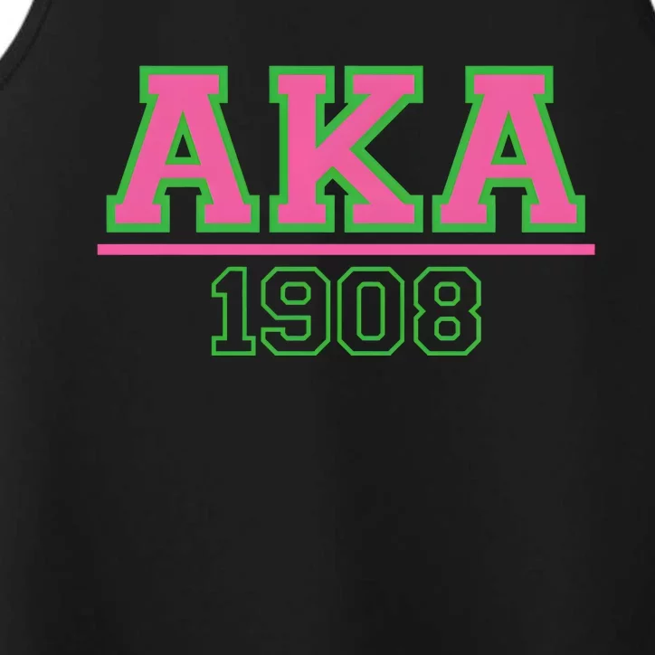 Pink And Green Aka 1908 Performance Tank