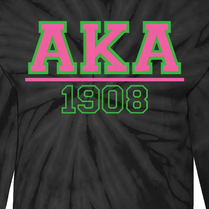 Pink And Green Aka 1908 Tie-Dye Long Sleeve Shirt