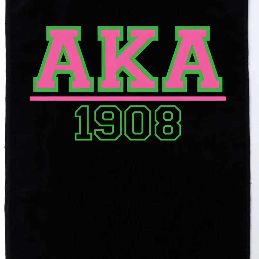 Pink And Green Aka 1908 Platinum Collection Golf Towel