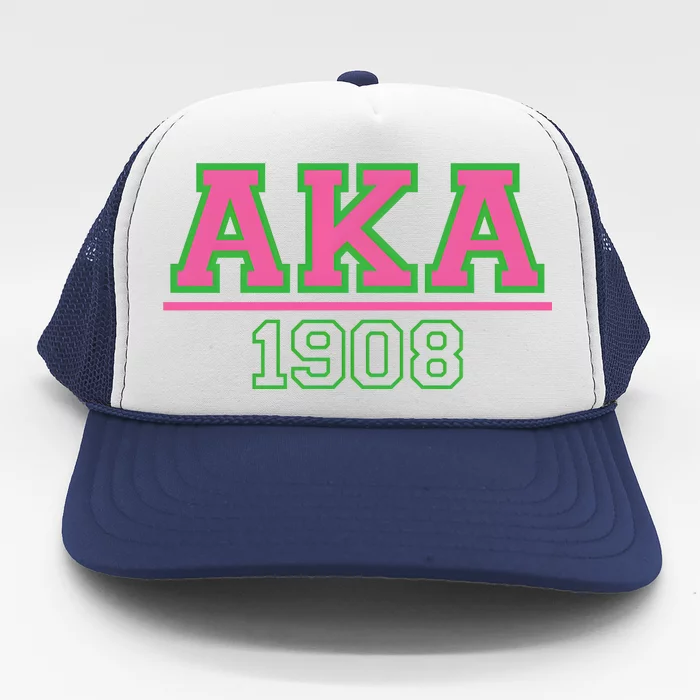 Pink And Green Aka 1908 Trucker Hat