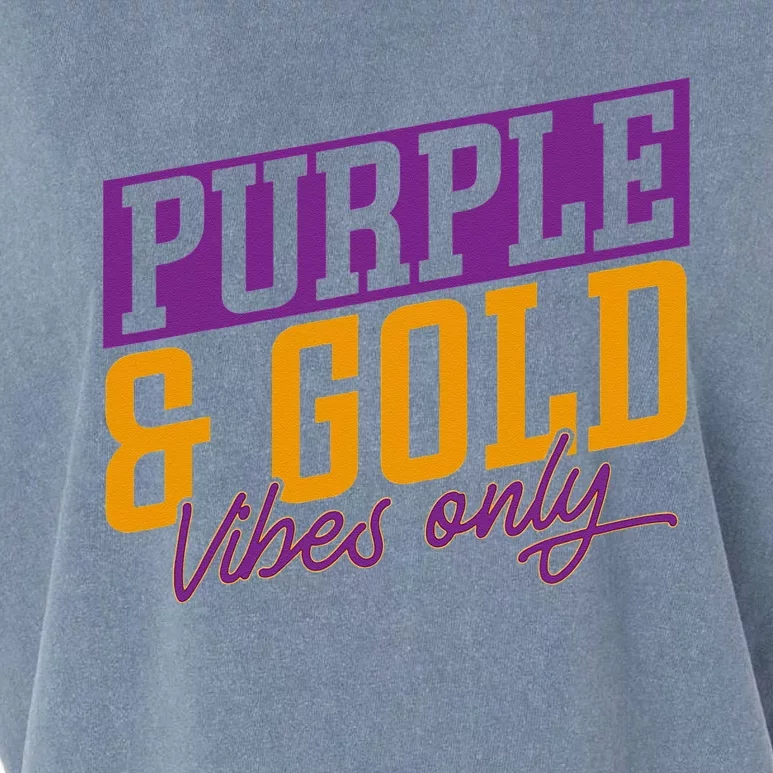 Purple And Gold Vibes Garment-Dyed Women's Muscle Tee