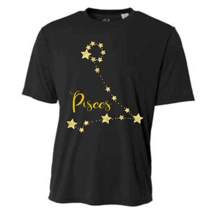 Pisces Astrology Gift With Constellation Cooling Performance Crew T-Shirt