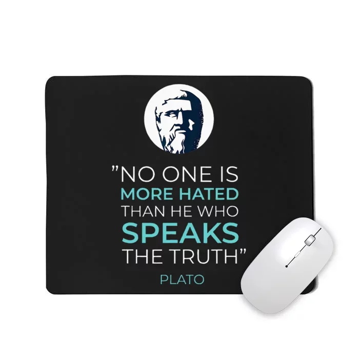 Plato Ancient Greek Philosophy Quote Mousepad