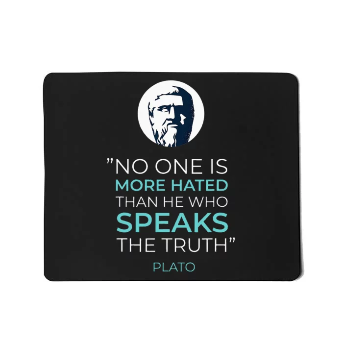 Plato Ancient Greek Philosophy Quote Mousepad