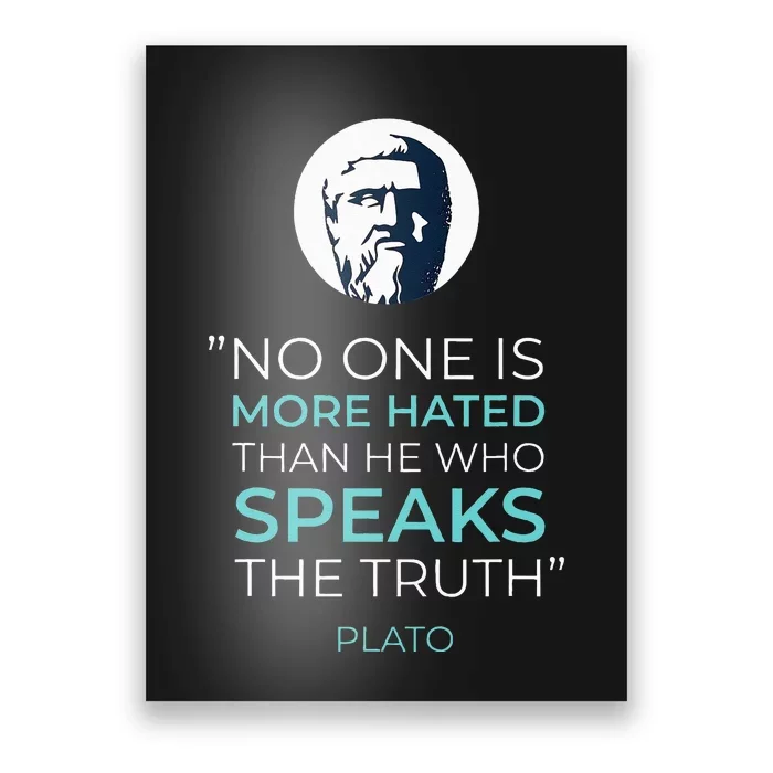 Plato Ancient Greek Philosophy Quote Poster