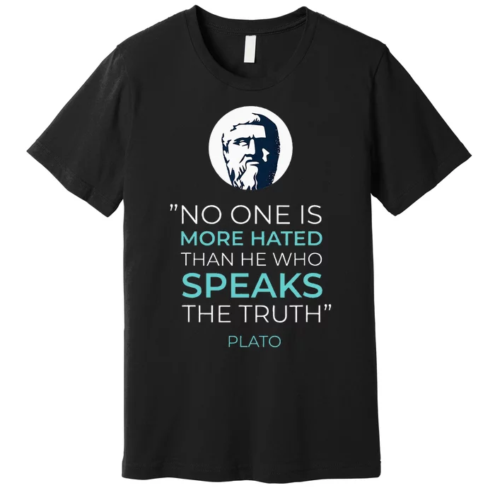 Plato Ancient Greek Philosophy Quote Premium T-Shirt