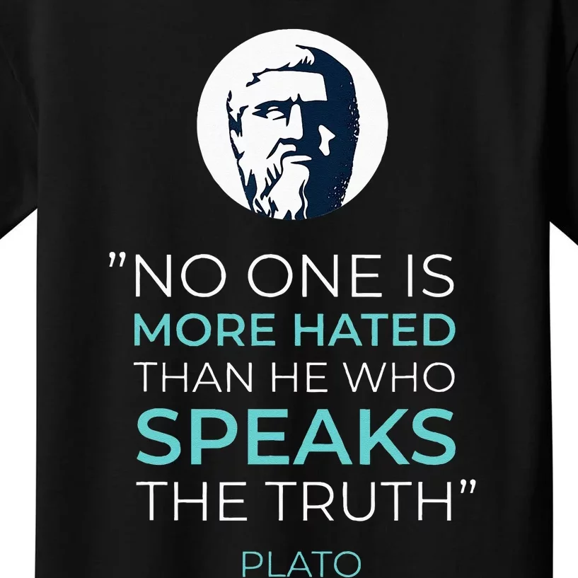 Plato Ancient Greek Philosophy Quote Kids T-Shirt