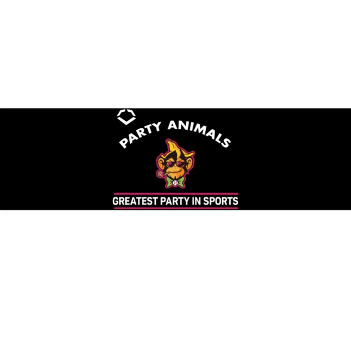 Party Animals Greatest Party In Sports Bumper Sticker