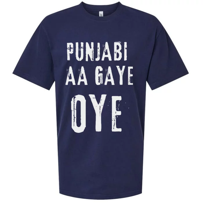 Punjabi Aa Gaye Oye Diljit Dosanjh Fun Sueded Cloud Jersey T-Shirt