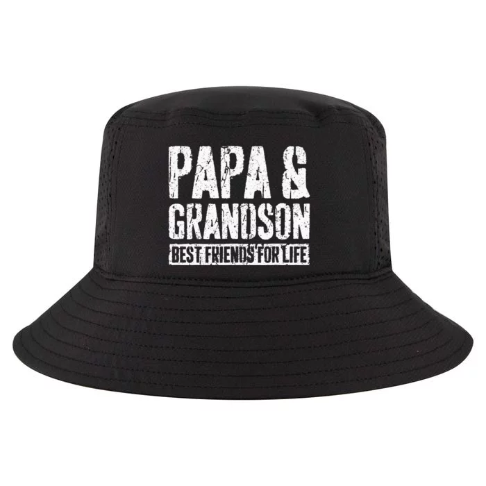 Papa And Grandson Best Friends For Life Cool Comfort Performance Bucket Hat