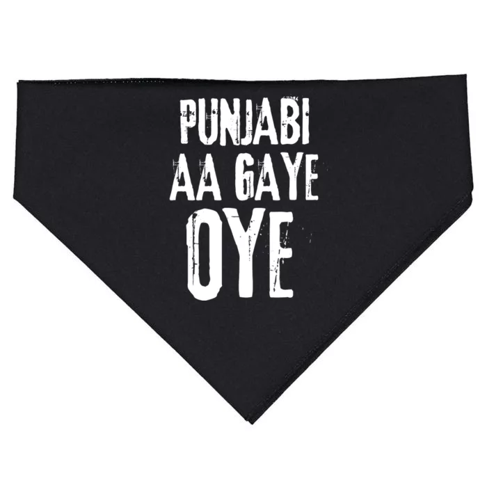 Panjabi Aa Gaye Oye Diljit Dosanjh USA-Made Doggie Bandana