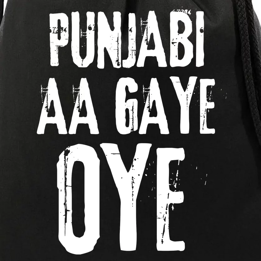 Panjabi Aa Gaye Oye Diljit Dosanjh Drawstring Bag