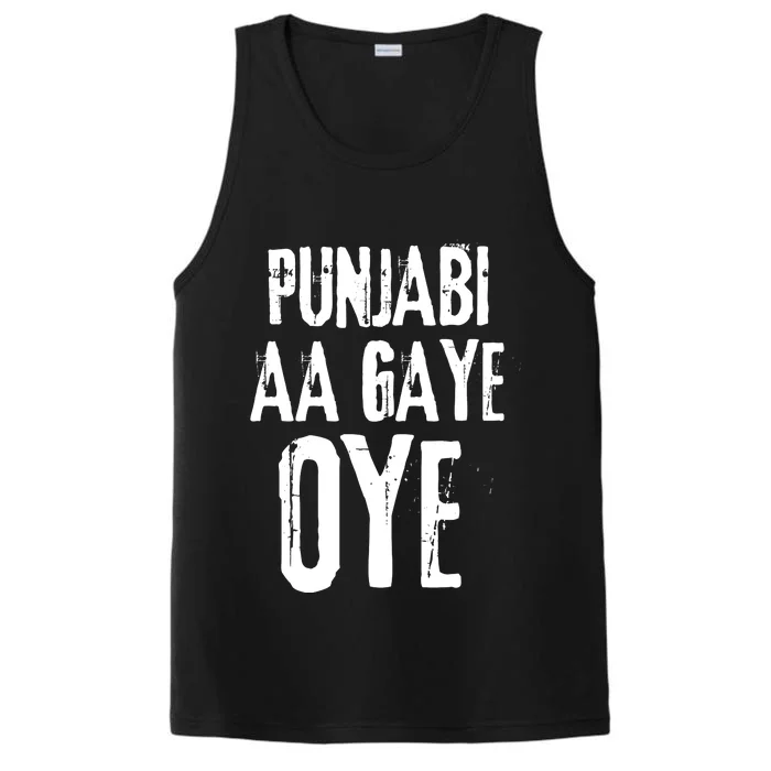 Panjabi Aa Gaye Oye Diljit Dosanjh Performance Tank