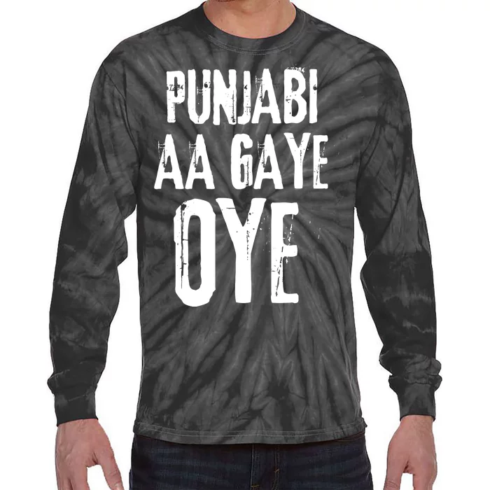 Panjabi Aa Gaye Oye Diljit Dosanjh Tie-Dye Long Sleeve Shirt