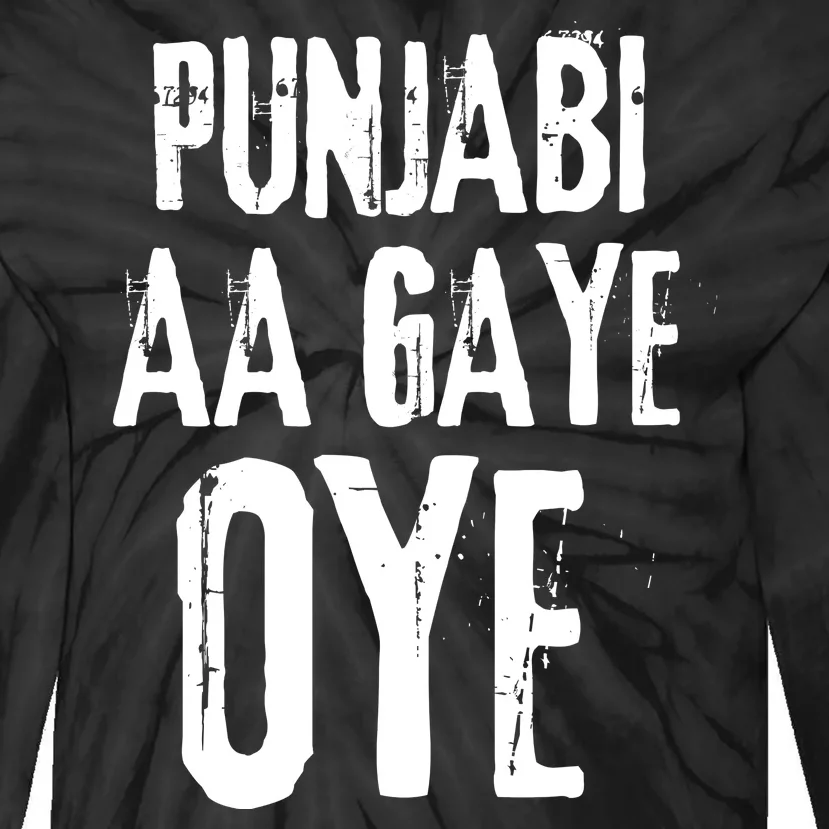 Panjabi Aa Gaye Oye Diljit Dosanjh Tie-Dye Long Sleeve Shirt