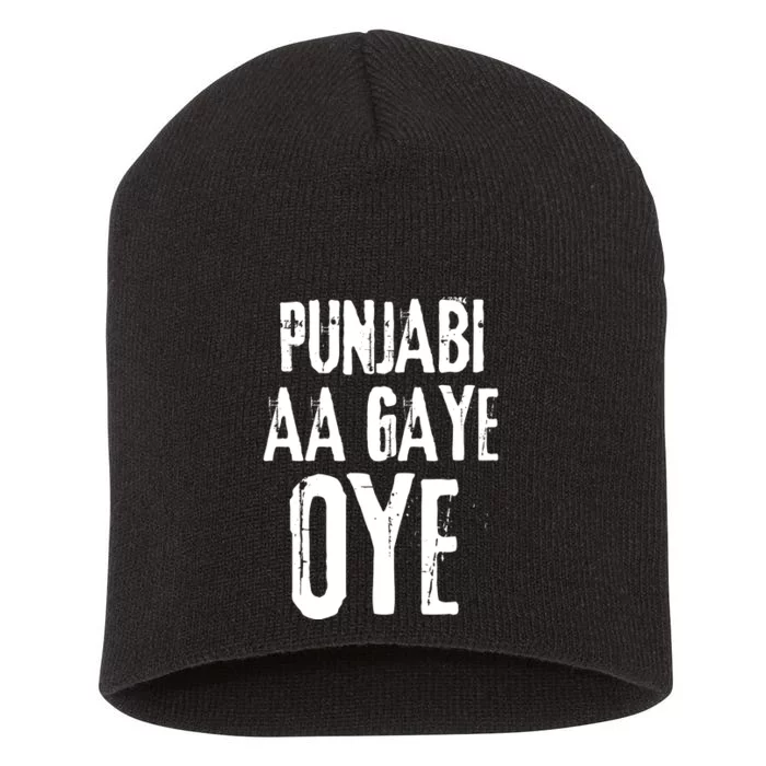 Panjabi Aa Gaye Oye Diljit Dosanjh Short Acrylic Beanie