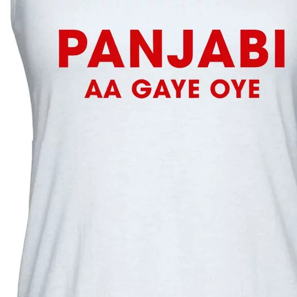 Panjabi Aa Gaye Oye Ladies Essential Flowy Tank