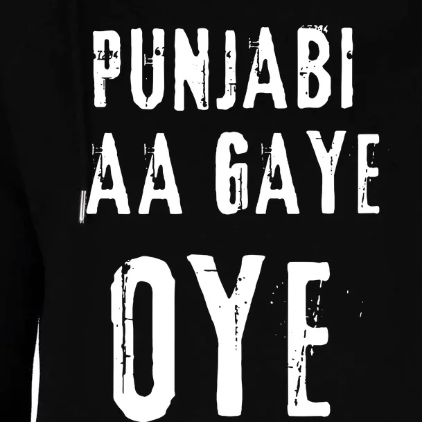 Punjabi Aa Gaye Oye Tonight Diljit Dosanjh Womens Funnel Neck Pullover Hood