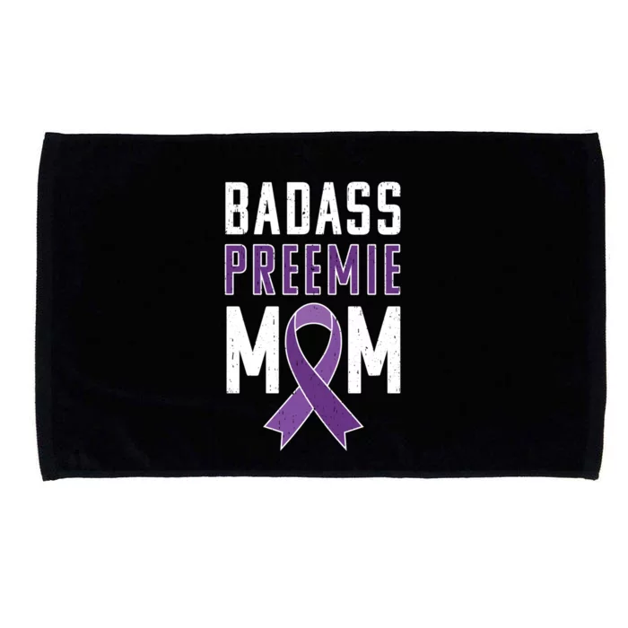 Prematurity Awareness Gift Preemie Mom Ribbon Gift Microfiber Hand Towel