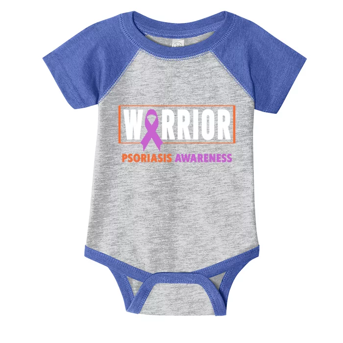 Psoriasis Awareness Gift Warrior Psoriasis Awareness Gift Infant Baby Jersey Bodysuit