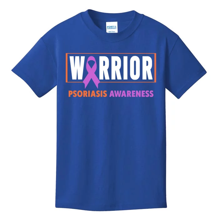 Psoriasis Awareness Gift Warrior Psoriasis Awareness Gift Kids T-Shirt