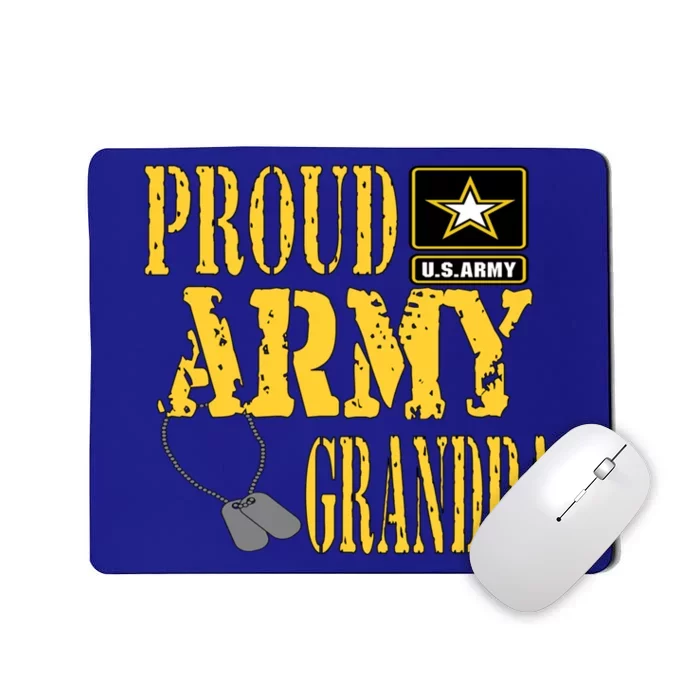 Proud Army Grandpa Gift Military Pride Great Gift Mousepad