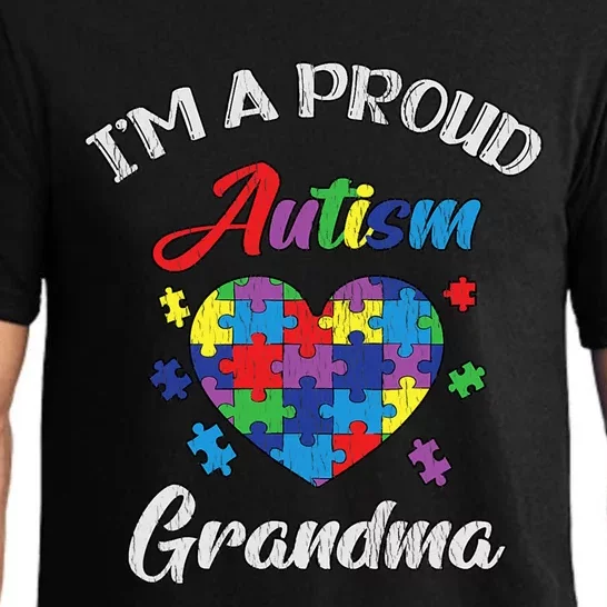 Proud Autism Grandma Mamma Autistic Autism Awareness Gift Pajama Set