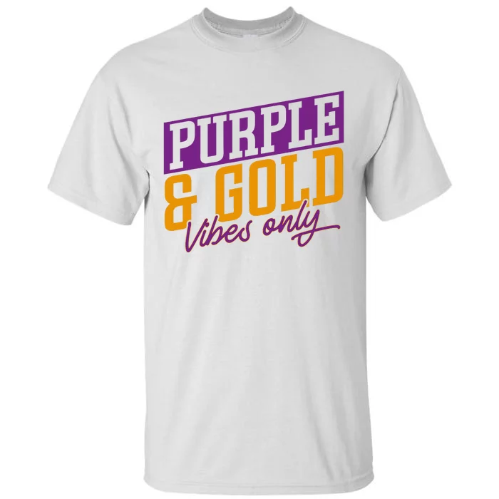 Purple And Gold Vibes Tall T-Shirt