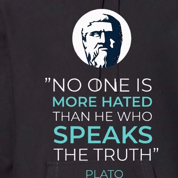 Plato Ancient Greek Philosophy Quote Premium Hoodie